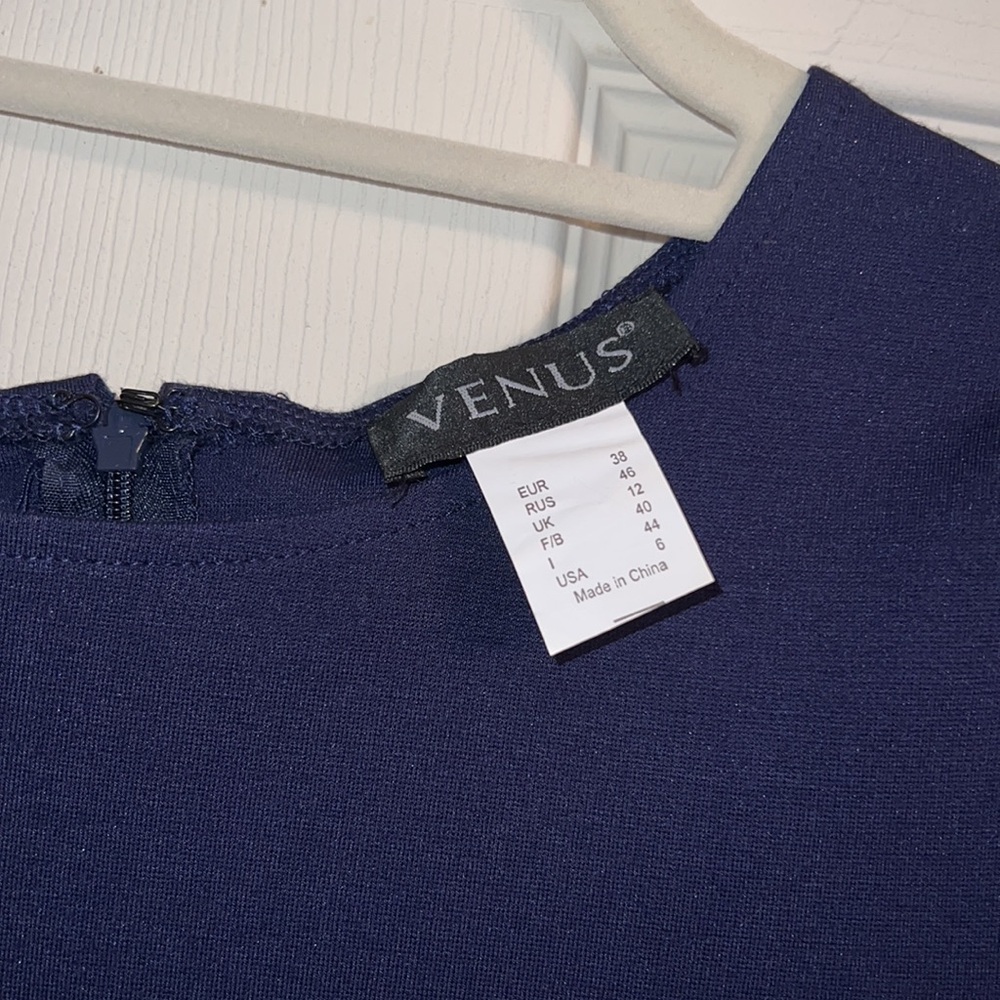 Venus Navy Dress - Picture 4 of 5